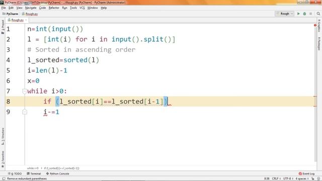 Que 1 | Competitive Programming | Python 3 | Hindi смотреть онлайн