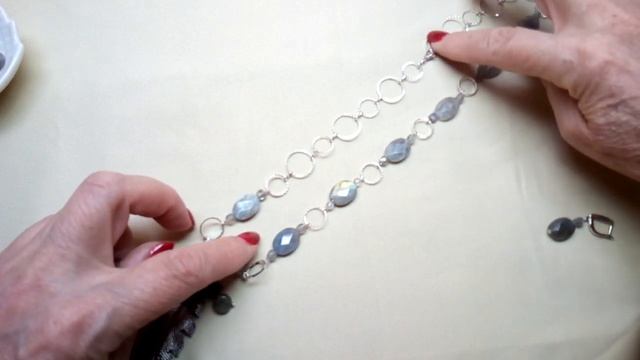 Лабрадор или лабрадорит? Колье - трансформер и серьги. смотреть онлайн