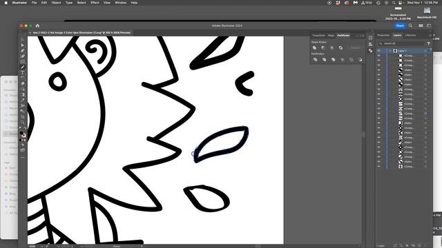 6 Review of Saving Your Finished Raster Line Art as a Vector and Setting it Up in Photopea for Dig смотреть онлайн
