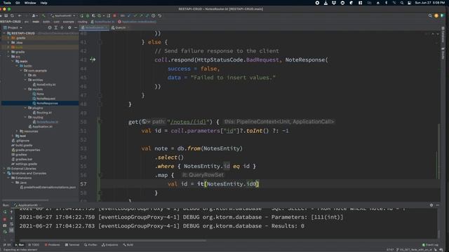 16. Ktor - GET Note by Id смотреть онлайн
