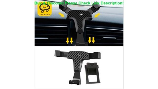 Best CARMANGO for VW Volkswagen Golf 7 7.5 MK7 2013-2017 Car Phone Holder Air Vent Mount Stand Mobi смотреть онлайн