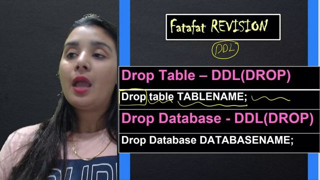 5 Minutes Series | SQL - DROP | Fatafat Revision 12 CS/IP | Lovejeet Arora смотреть онлайн