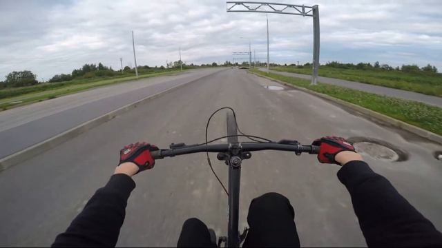 Побил рекорд по станту на велике ( 4.4 км )