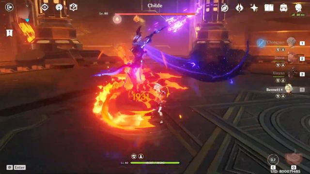 Chongyun Genshin Impact MINIMAL INVESTMENT! Lv. 70 AR55 world level 8! смотреть онлайн