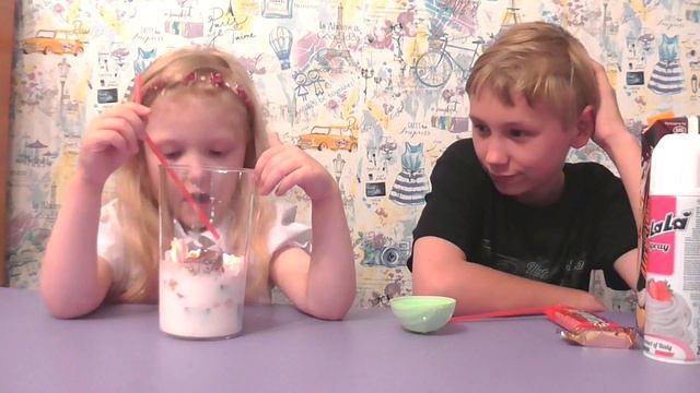 Шоколадный Смузи Челлендж / Челлендж Шоколадный Коктель / Сладкий Смузи Челлендж с Мороженым