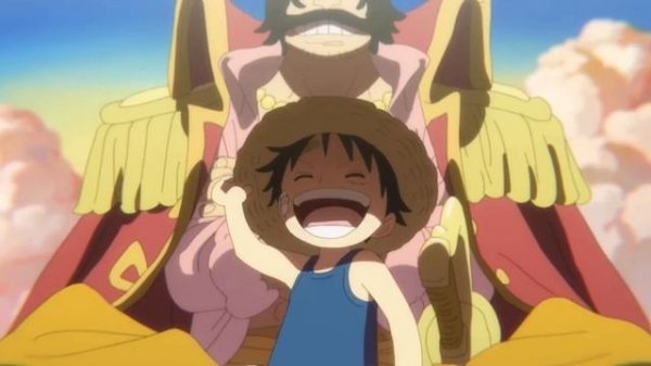 Эйс и Ямато разговаривают о Луффи. Луффи тот кто станет королём пиратов