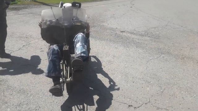 Веломобиль сделан в 45 лет. смотреть онлайн