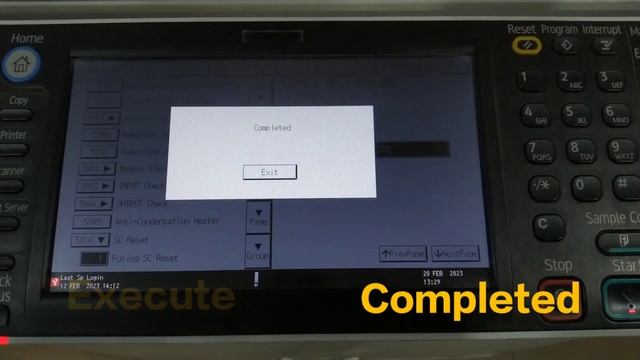 Error core SC544-01, SC542-01, SC543-01 on Ricoh MP 2554, 3054, MP 2555, 3055 photocopy machine. смотреть онлайн