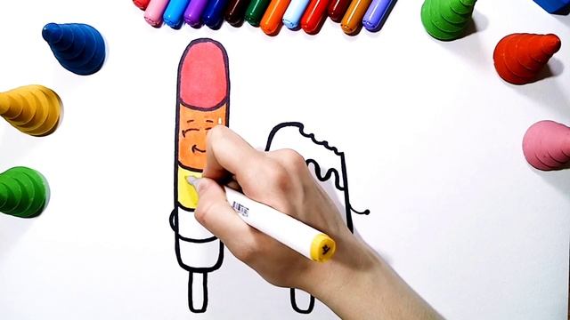 Как нарисовать мороженое смотреть онлайн