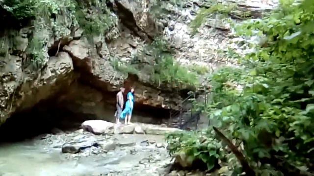 Чеченская республика, веденское ущелье, Нихолоевские водопады водопады смотреть онлайн