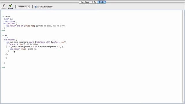 Conway's Game of Life using NetLogo Patches Tutorial смотреть онлайн