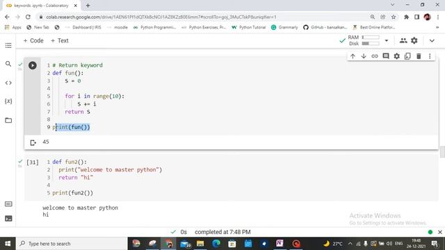 lectrure 3.3 Python keywords return ,yield смотреть онлайн