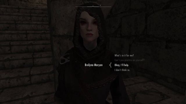 Skyrim: (Bijin) Brelyna, can't figure out whether to like her of hate her. смотреть онлайн