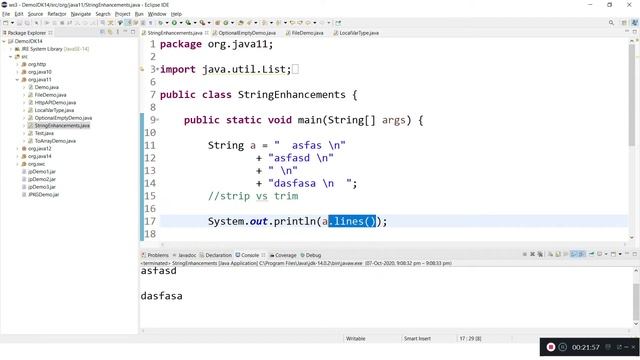 Java 11 New Features All JDK 11 new features with examples смотреть онлайн