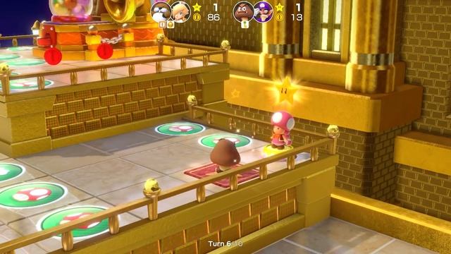 Super Mario Party Partner Party #1696 Tantalizing Tower Toys Monty & Rosalina vs Goomba & Waluigi смотреть онлайн