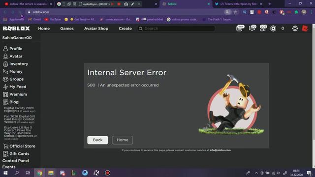 New Error roblox Internal Server Error смотреть онлайн