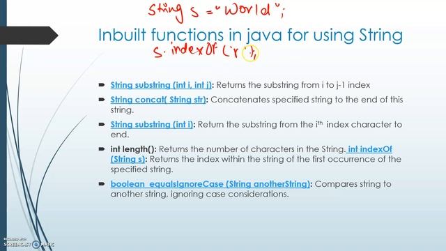 STRING in Java смотреть онлайн