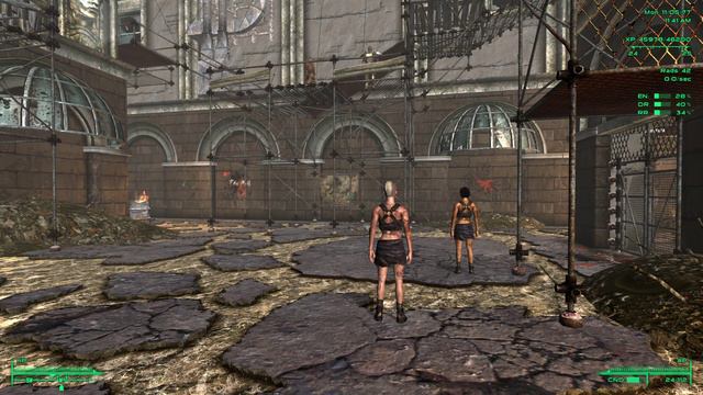 Fallout 3 | Nora meets the Capital Wasteland | PC | Modded | Part 18 смотреть онлайн