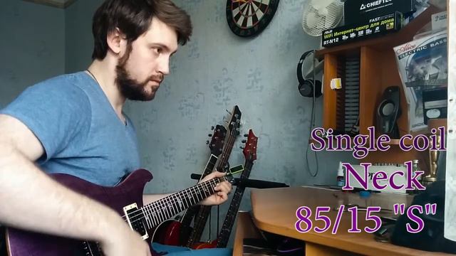 Pickup test PRS Se 85/15 "S" VS HFS & Vintage Bass смотреть онлайн