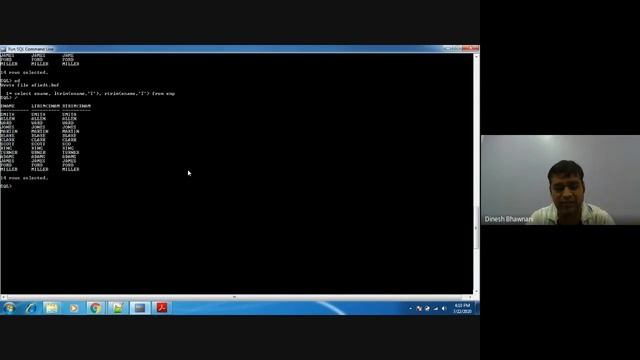 String Functions in Oracle | Dinesh Bhawnani | BIT DURG [DBMS LAB] смотреть онлайн