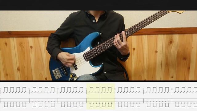 Fall Out Boy - Sugar We're Goin Down - Bass Cover TAB смотреть онлайн