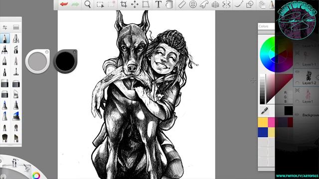 Em is for Monsters Concept Drawing [TWITCH TIMELAPSE] смотреть онлайн