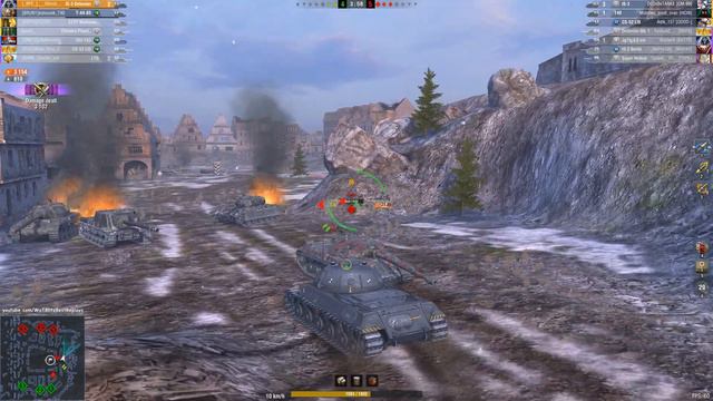 IS-7, IS-3 Defender & TNH 105/1000 • WoT Blitz Gameplay смотреть онлайн