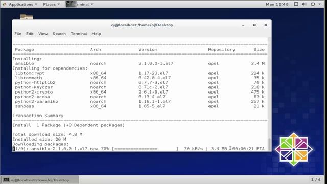 Install Ansible on CentOS 7 смотреть онлайн