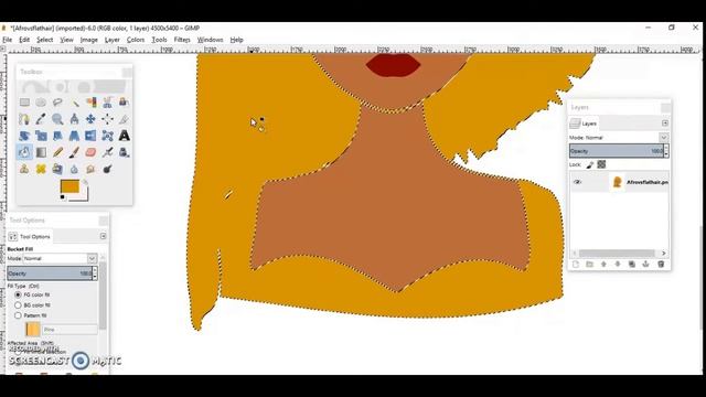 How to color an image in Gimp / color a png image in GIMP смотреть онлайн