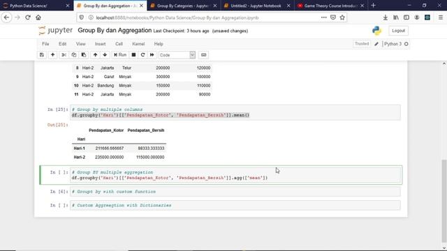 Belajar Pandas : Grouping Data dan Aggregasi Data смотреть онлайн