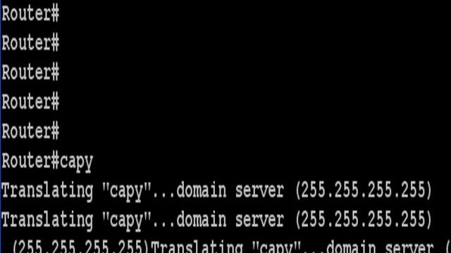 Cisco CCNA Commands - no ip domain-lookup смотреть онлайн