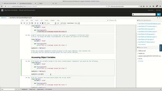 Learn Python : 08 : Classes and Objects смотреть онлайн