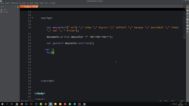 41- JavaScript Dersleri - Entries Kullanimi - Array Elemani İndex Numarasi Ogrenme смотреть онлайн