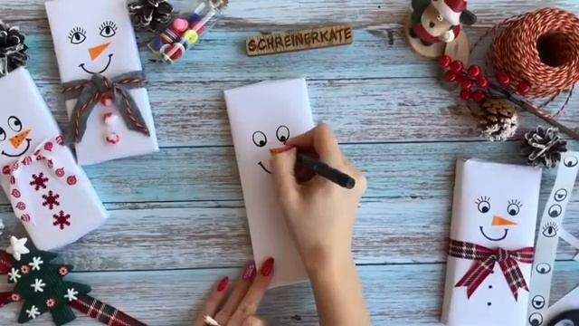 Gift Wrapping Ideas , Красиво упаковать шоколад для друзей