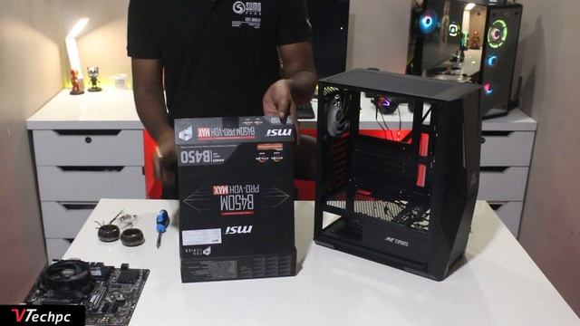 RS 56K Gaming PC Build | Ryzen 5 | MSI B450 | G.Skill | Nvidia | Antec | AntEsport | VTechPC смотреть онлайн