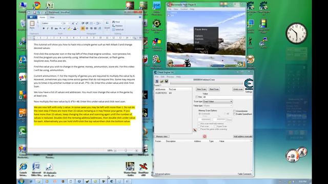 Cheat Engine Tutorial смотреть онлайн