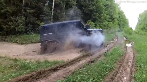 Лютый и жоский offroad, мерседес гелендваген, митсубиси паджеро 4 и два уаза.