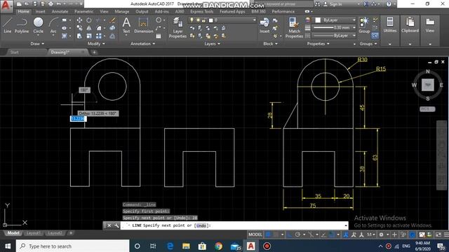 AutoCAD 17 / drawing & modify tools смотреть онлайн