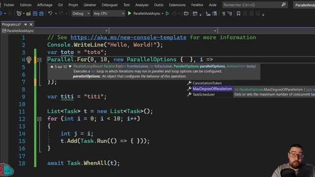 Nouveauté .NET 6 : des appels parallèles ET asynchrones, en utilisant le MAX des capacités ? смотреть онлайн