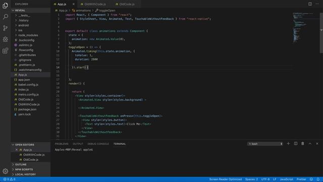 React Native Tutorial Reveal Animation 2019 смотреть онлайн