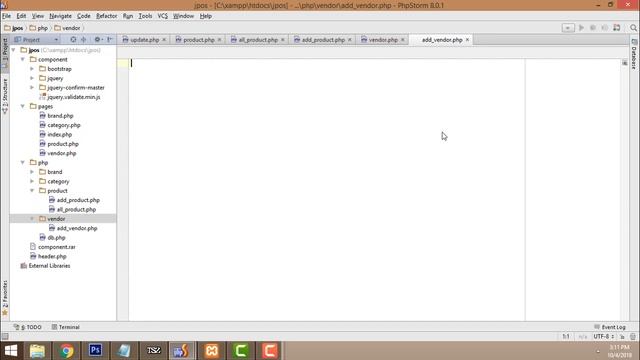Point of sales system Using Ajax jQuery PHP MySQL part 21 Add Vendor смотреть онлайн