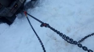 Нива Шевроле тест реечного домкрата с самодельным комплектом для использования хайджэка как лебедки