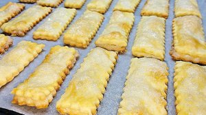 Из минимума продуктов готовлю творожное слоеное печенье ? Вкусное и необычное печенье из творога
