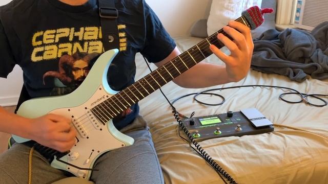 Impaled with the Mirror Blade - Ghost Spawn - Guitar Playthrough with Mooer GE200 and Kvlt Drums 2 смотреть онлайн