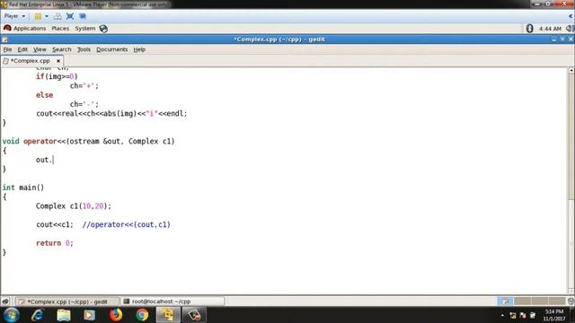 overloading insertion and extraction operator using friend function | C++ programming смотреть онлайн