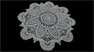 Красивая салфетка крючком. Вязание салфетки. Ажурная салфетка. Часть 3.