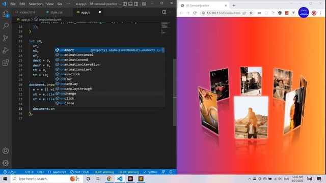 Responsive Touch Slider Using Html CSS & Javascript смотреть онлайн