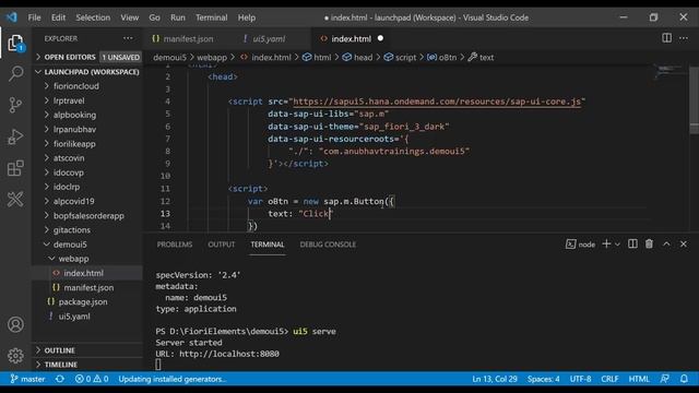 SAP UI5 and Fiori Tutorial for beginner | Learn how to build Fiori app from scratch with VS Code смотреть онлайн