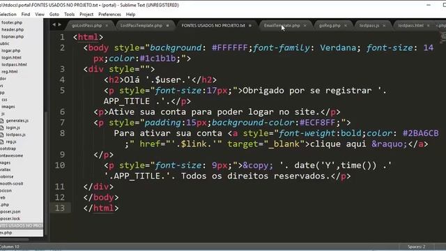 Portal de Notícias PHP 7 - Aula 09 - Email para recuperar senha смотреть онлайн
