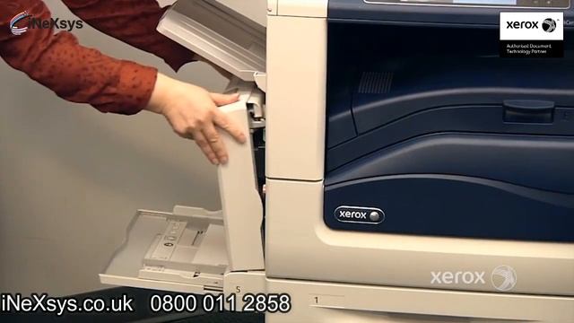 How to Clear a Jam - Xerox Work Centre 7200/7220/7220i/7225/7225i смотреть онлайн
